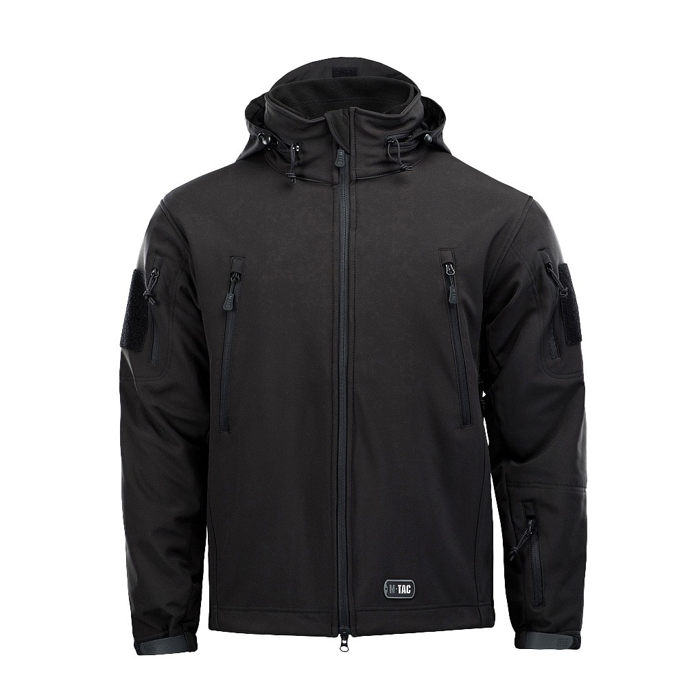 M-tac jacheta Soft Shell cu captuseala Negru M 3